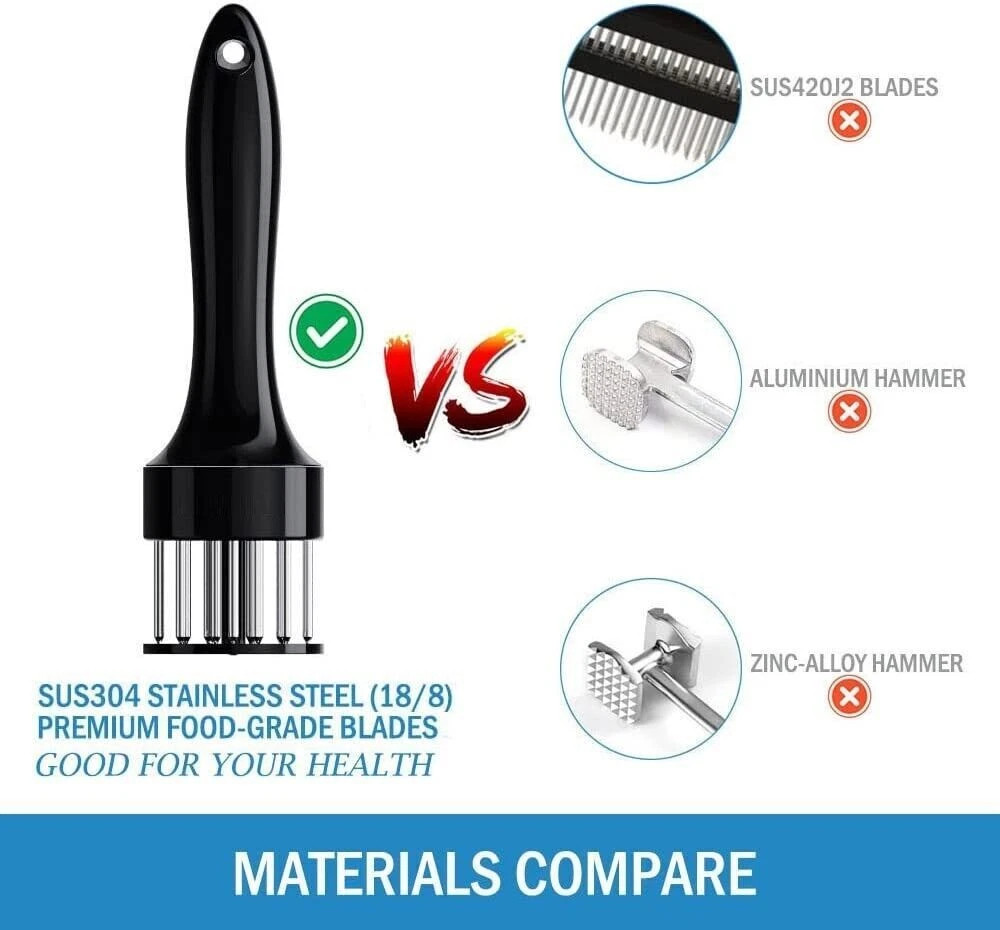 USA Professional Meat Tenderizer With 21 Stainless Steel Needle Kitchen Tool