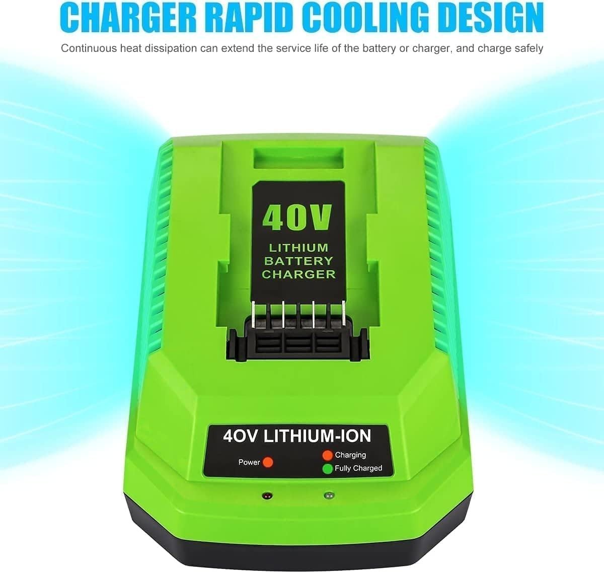 Battery For Greenworks 40V Lithium G-MAX Battery /Charger 29472 20292 206722