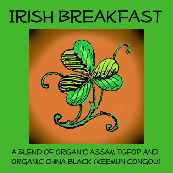 Travelers Irish Breakfast Organic Black Tea, loose/bulk from $3.00 (1 oz.)