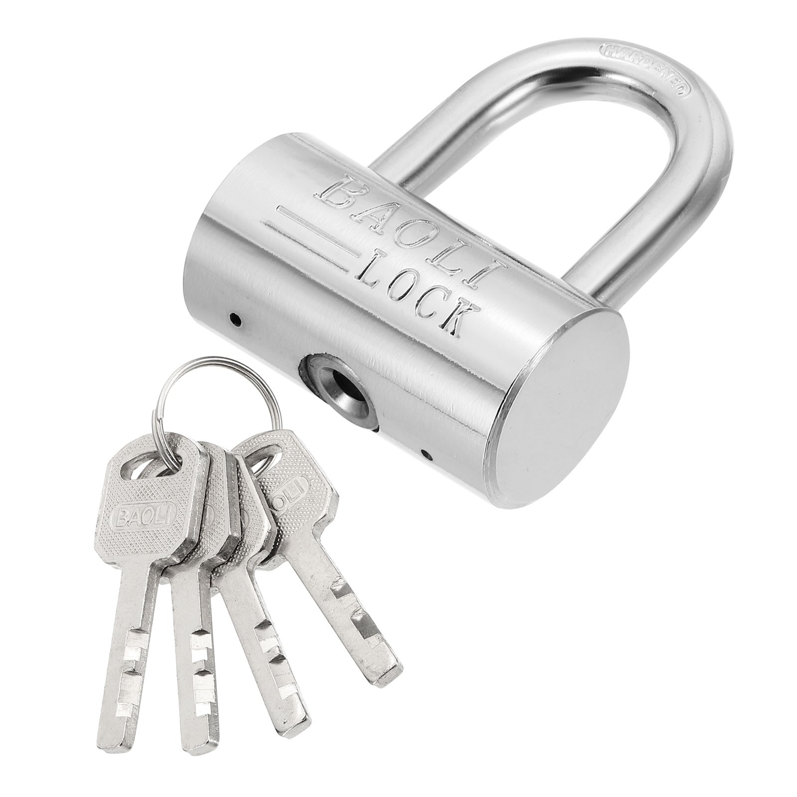 60 x 33 x 80mm Heavy Duty Lock Alloy Steel High Security Padlock with 4 Keys