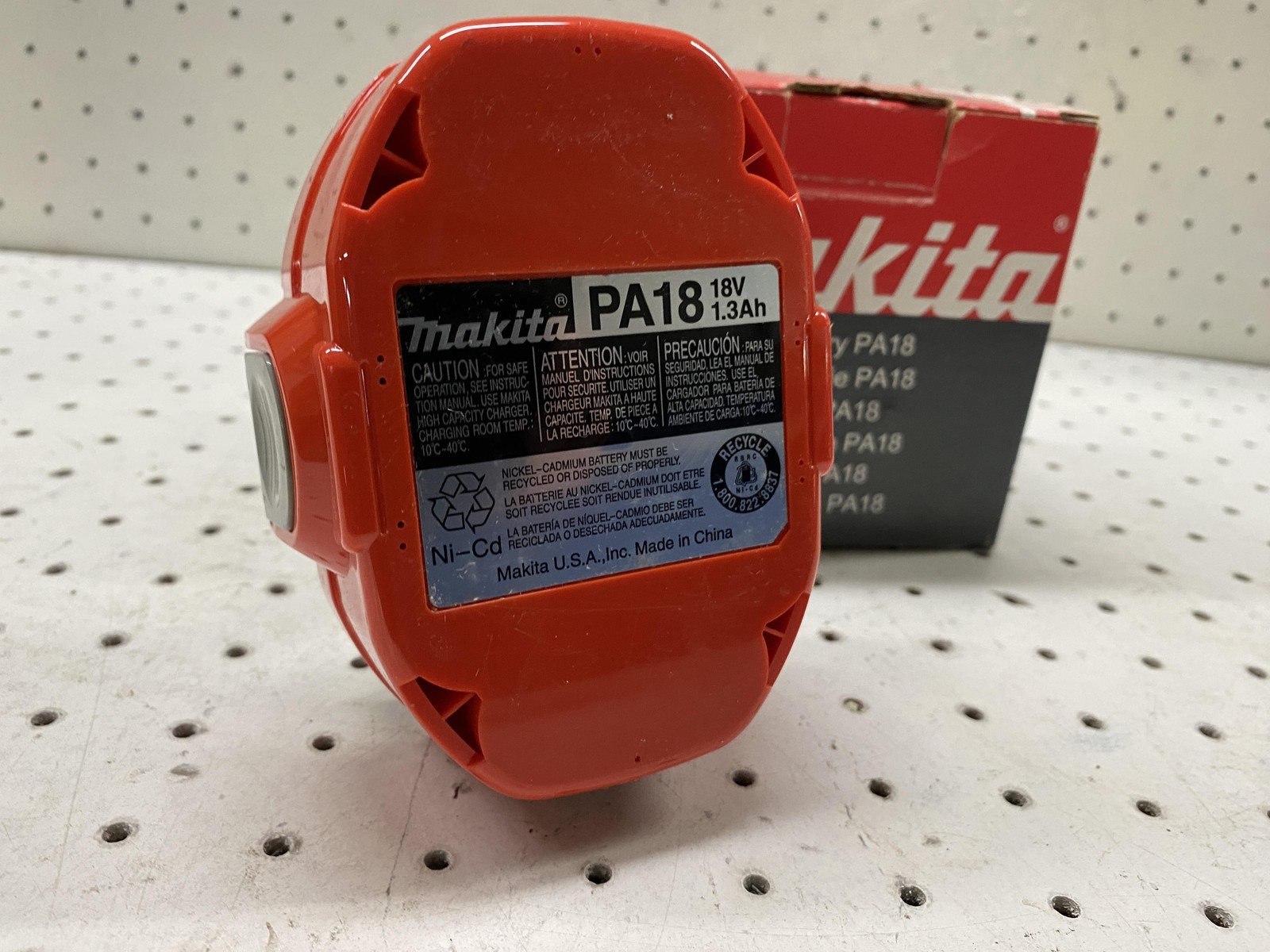 Makita PA18 18V 1.3Ah NiCd Battery Pack Red 1941073 Cordless Power Tool
