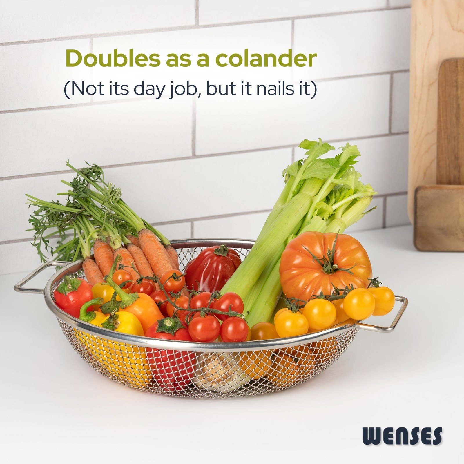 Wenses Original Round Soil Sifter for 5-Gallon Bucket, Stainless Steel Mesh