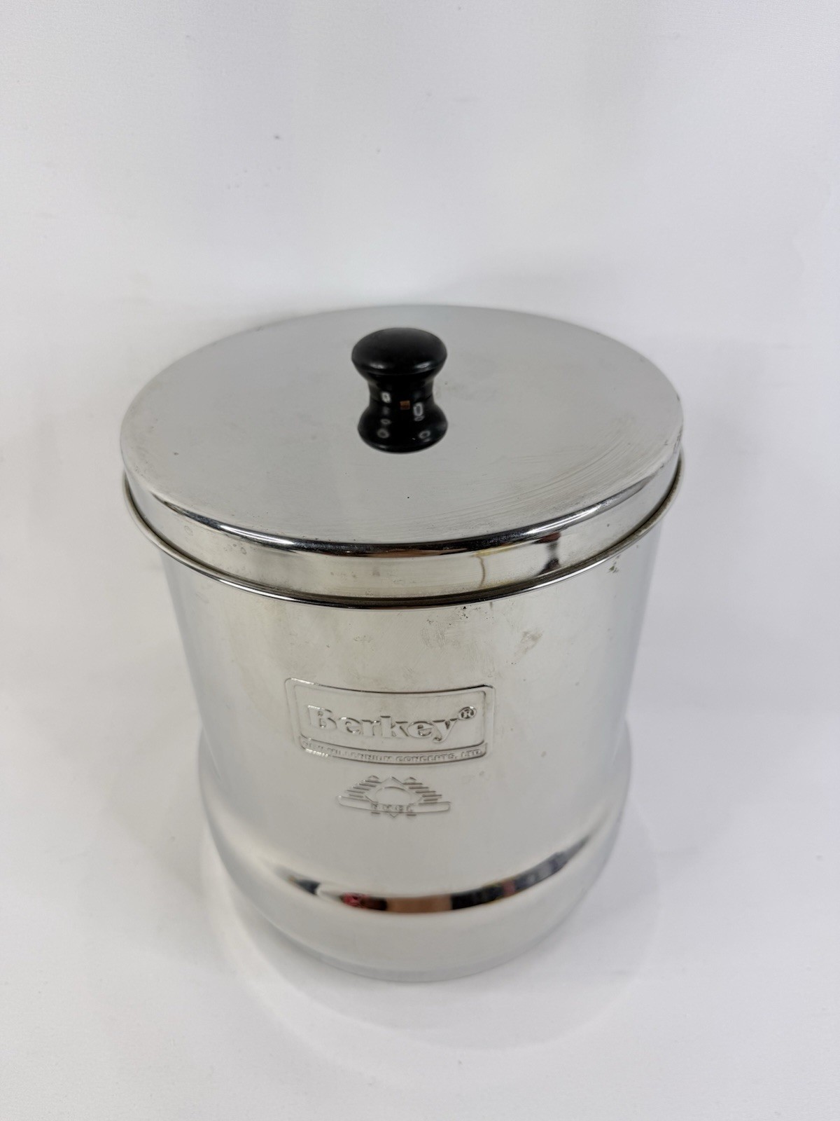 Berkey Water Filter System 2.25 Gallon Stainless Steel Top Half Replacment w Lid