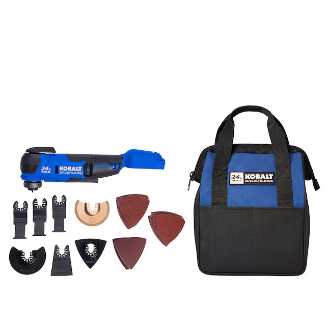 SALE- Kobalt 24-volt Cordless Brushless Variable speed 17 -Piece Oscillating