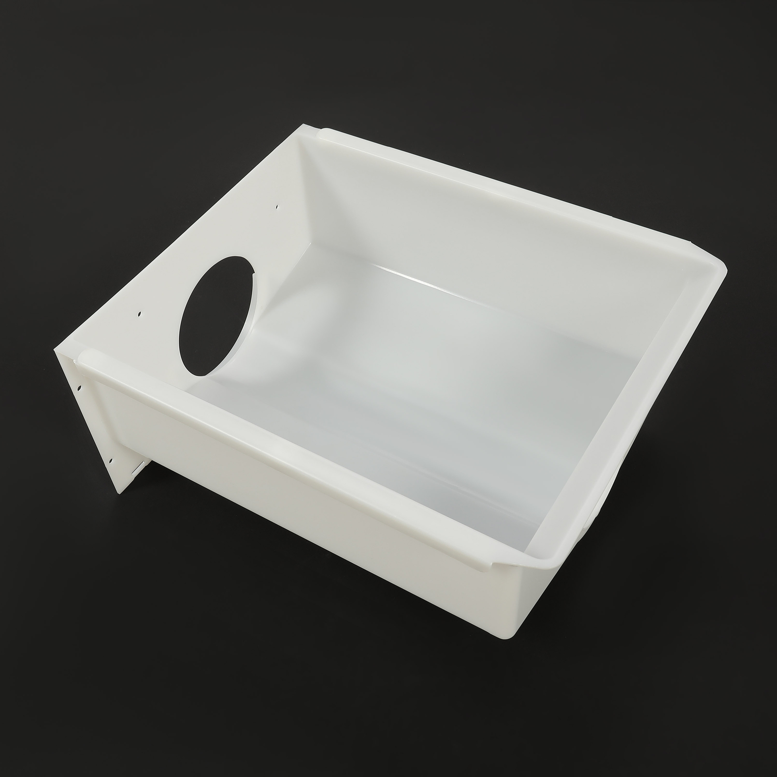 WPW10670845 Refrigerator Ice Bucket Container Whirlpool Refrigerator White New