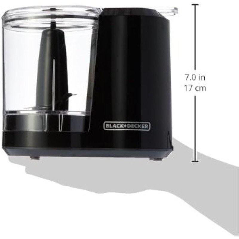 3-Cup Food Processor Chopper Stainless Steel Blades Dishwasher Safe Parts New
