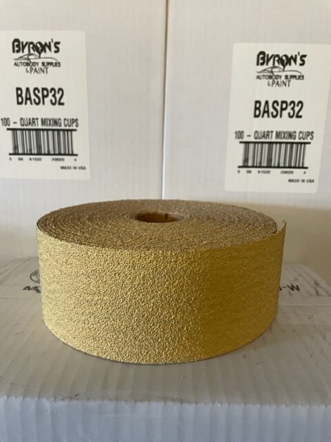 2 3/4in Wide 40 Grit PSA Sticky Longboad Sandpaper Continue Roll 25 yards USC