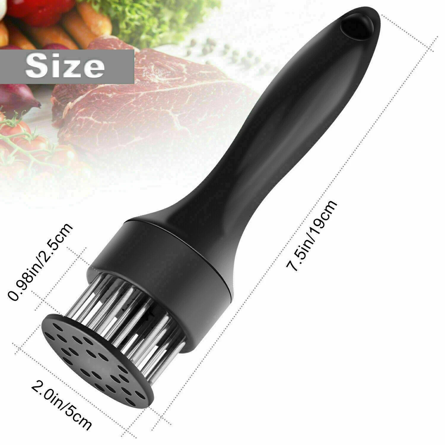 USA Professional Meat Tenderizer With 21 Stainless Steel Needle Kitchen Tool