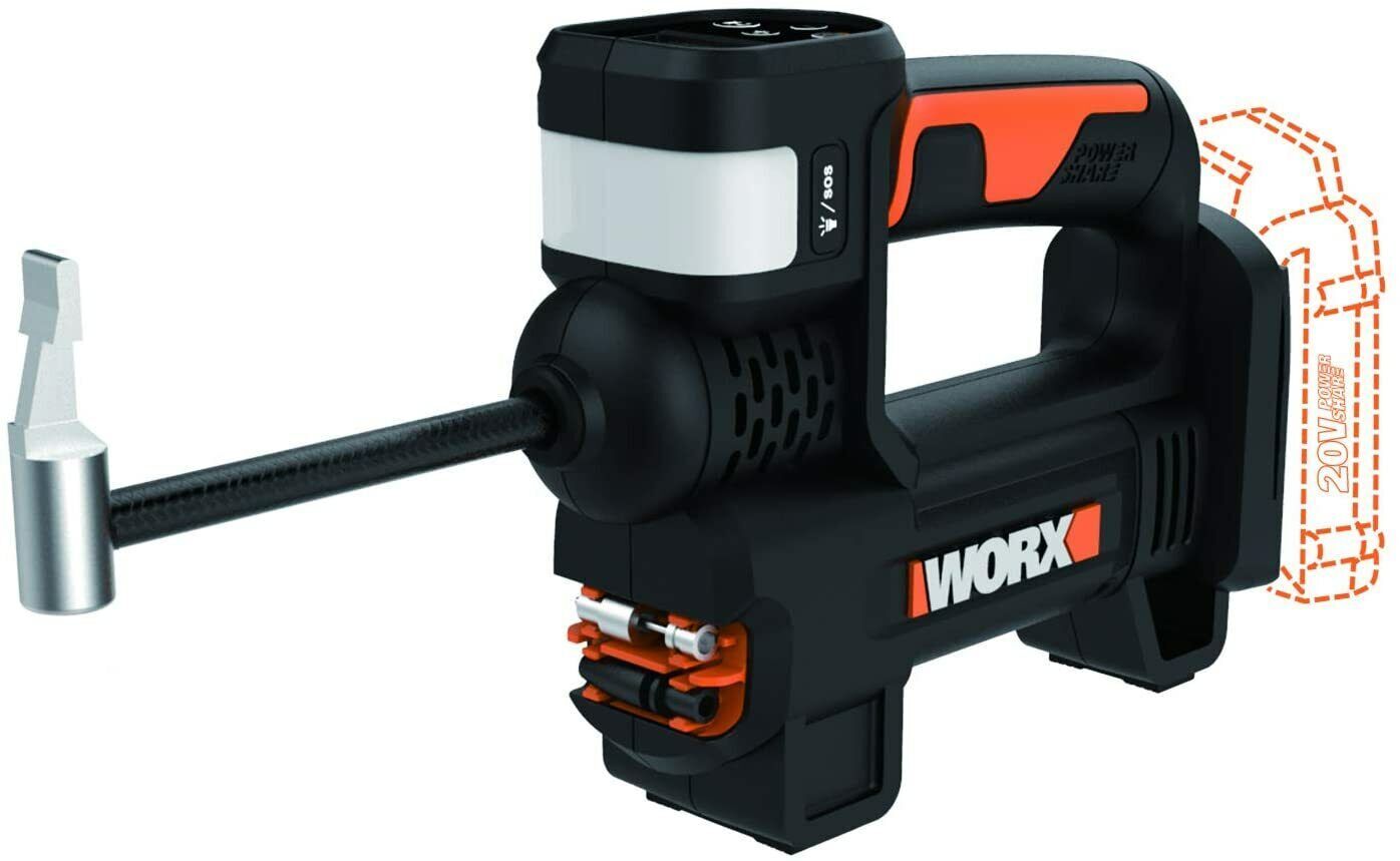 WX092L.9 Worx 20V Power Share Portable Air Pump Inflator – No Battery/Charger