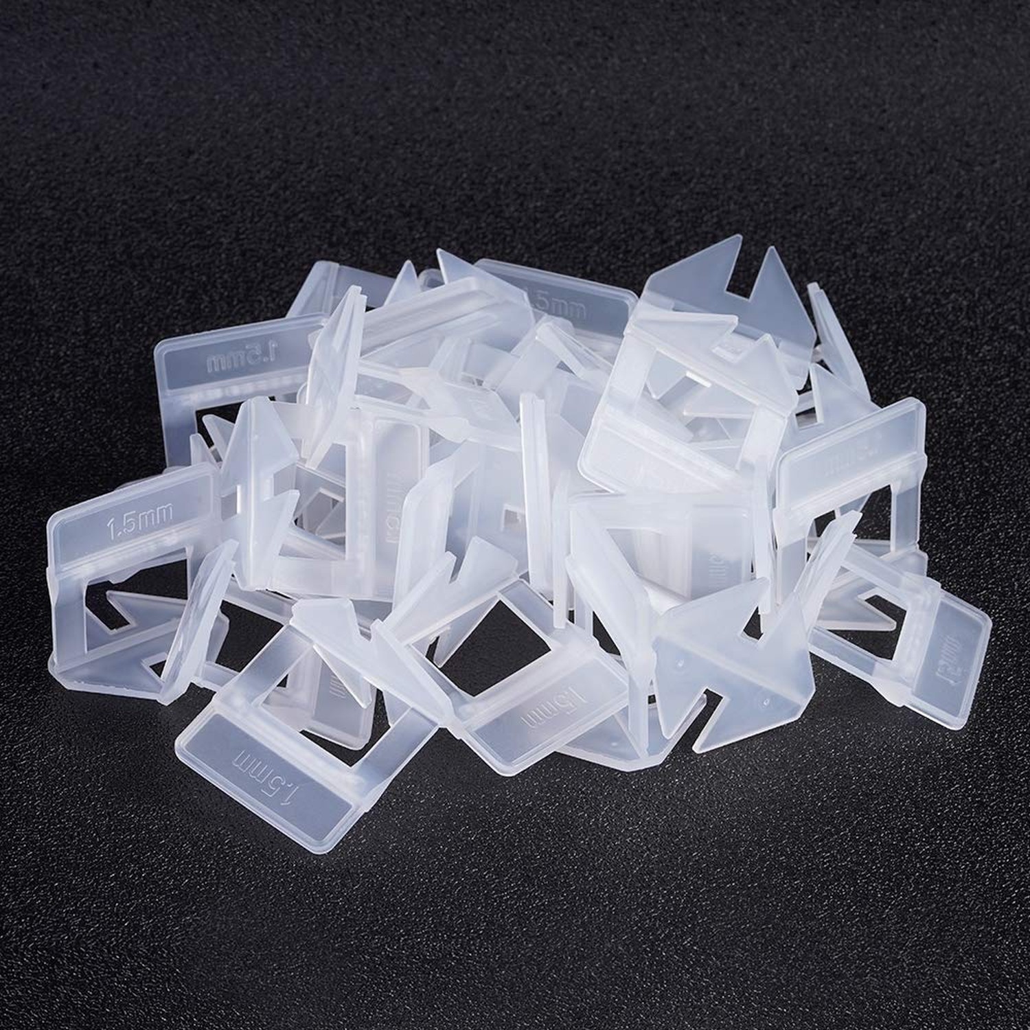 Tile Leveling System Clips – 400 Pcs Clips(1/16″ (1.5mm)) 1.5mm