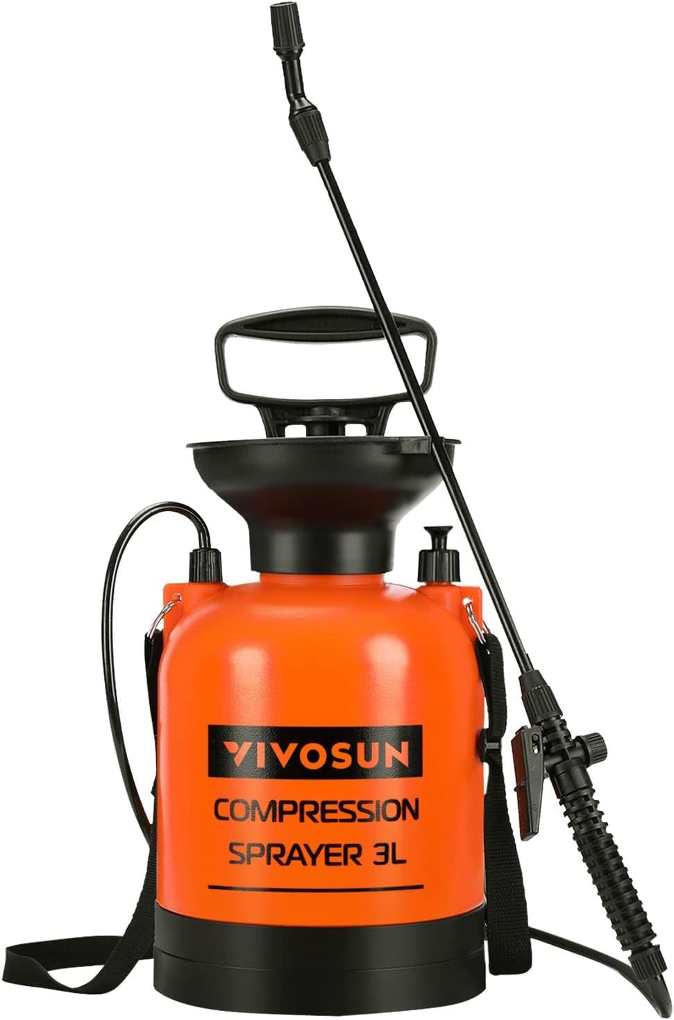 1.35 Gallon Pump Pressure Sprayer Garden Lawn Water Bottle w Shoulder Strap