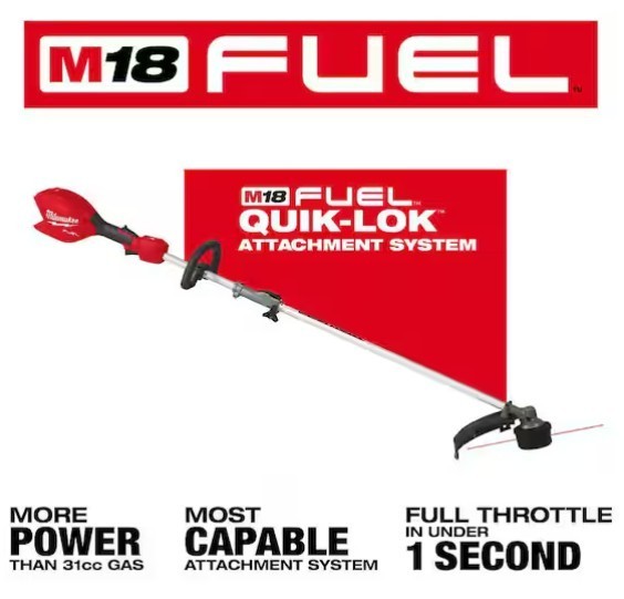 NEW Milwaukee M18 String Trimmer 2825-20ST FUEL 18V 16-Inch QUIK-LOK – Tool Only