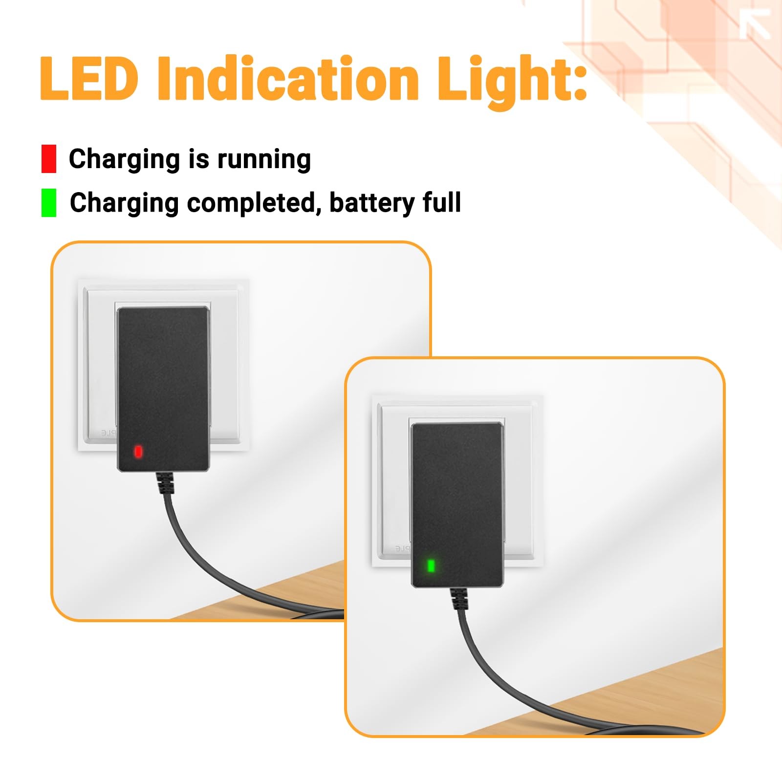 10.8V and 12V 3.5Ah Battery Charger Compatible with Bosch BAT411