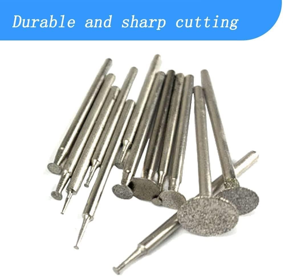 Versatile 13-Pc Diamond T Shape Burrs – Perfect for Stone, Glass & Metal Crafts