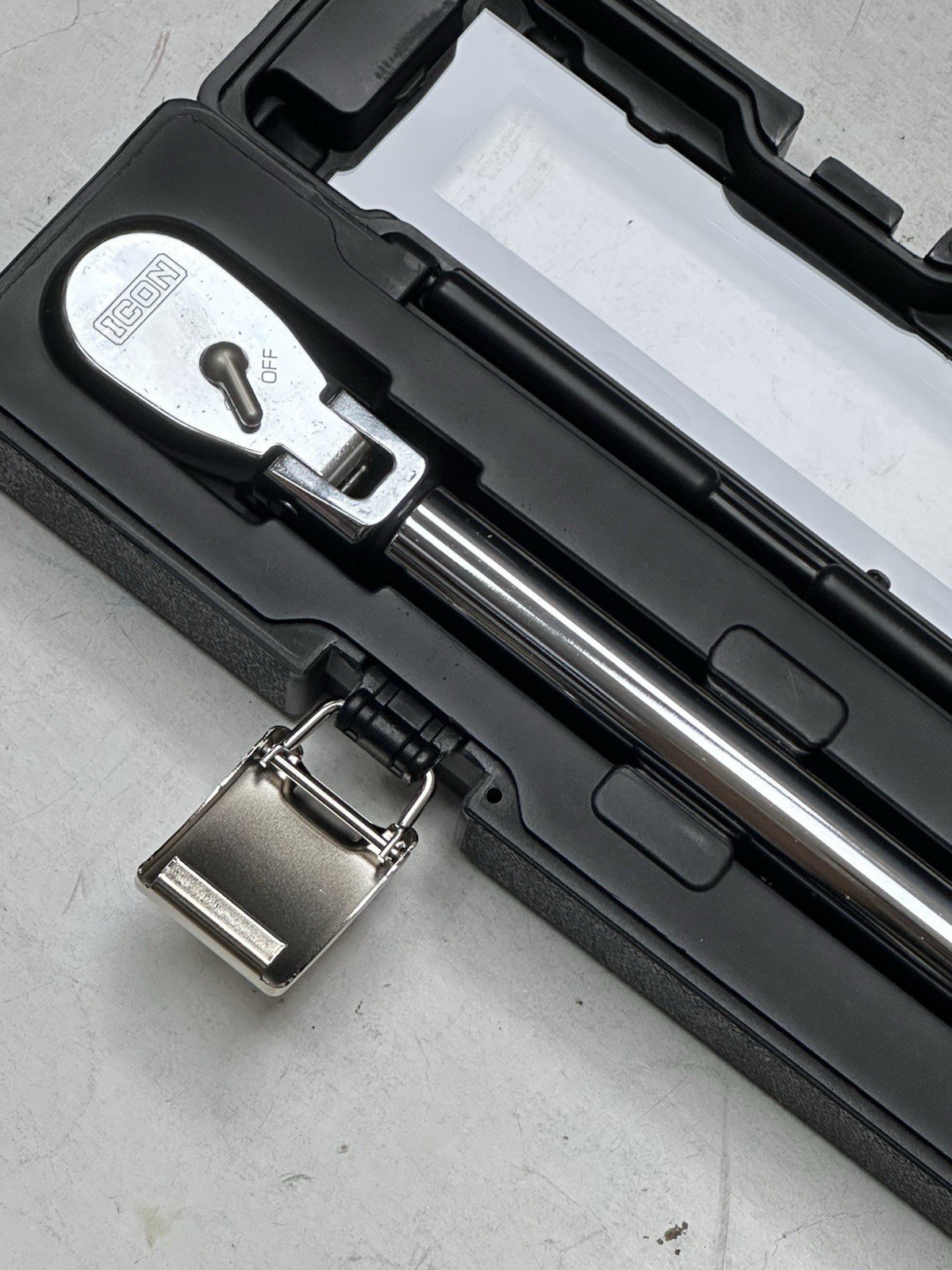 Icon DATW12-250 Flex Head Digital Angle Torque Wrench 1/2″ Drive – Used/Pristine