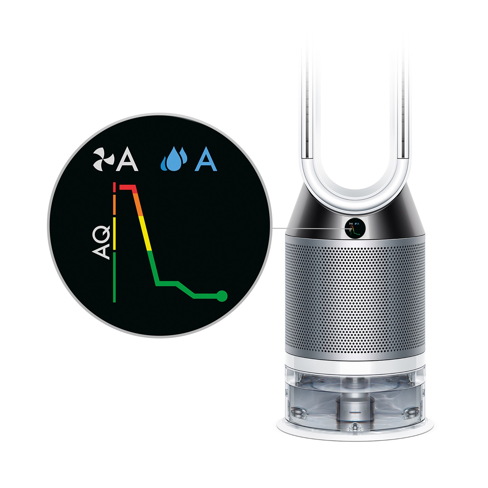 Dyson Pure Humidify+Cool™ Purifying Fan PH01 | White/Silver | Refurbished