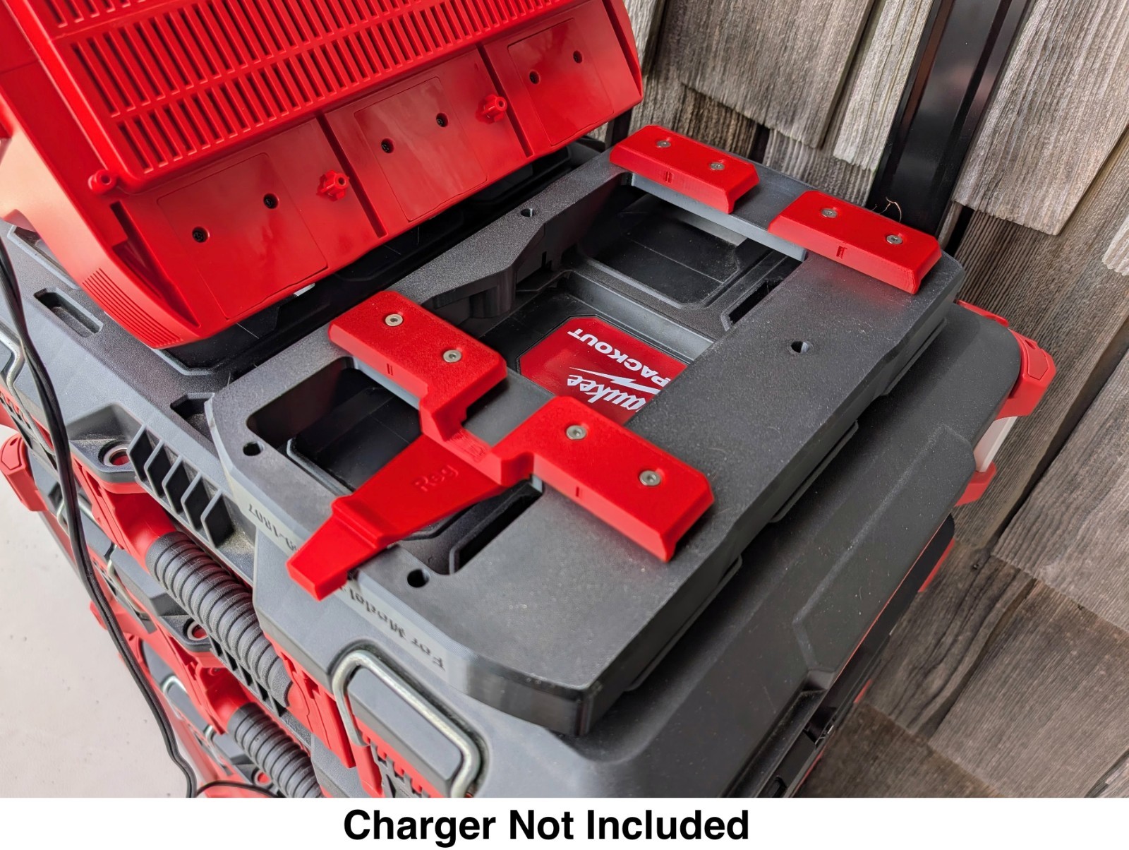 Packout Mount for Milwaukee M18 & M12 6-battery Rapid Charger Station 48-59-1807