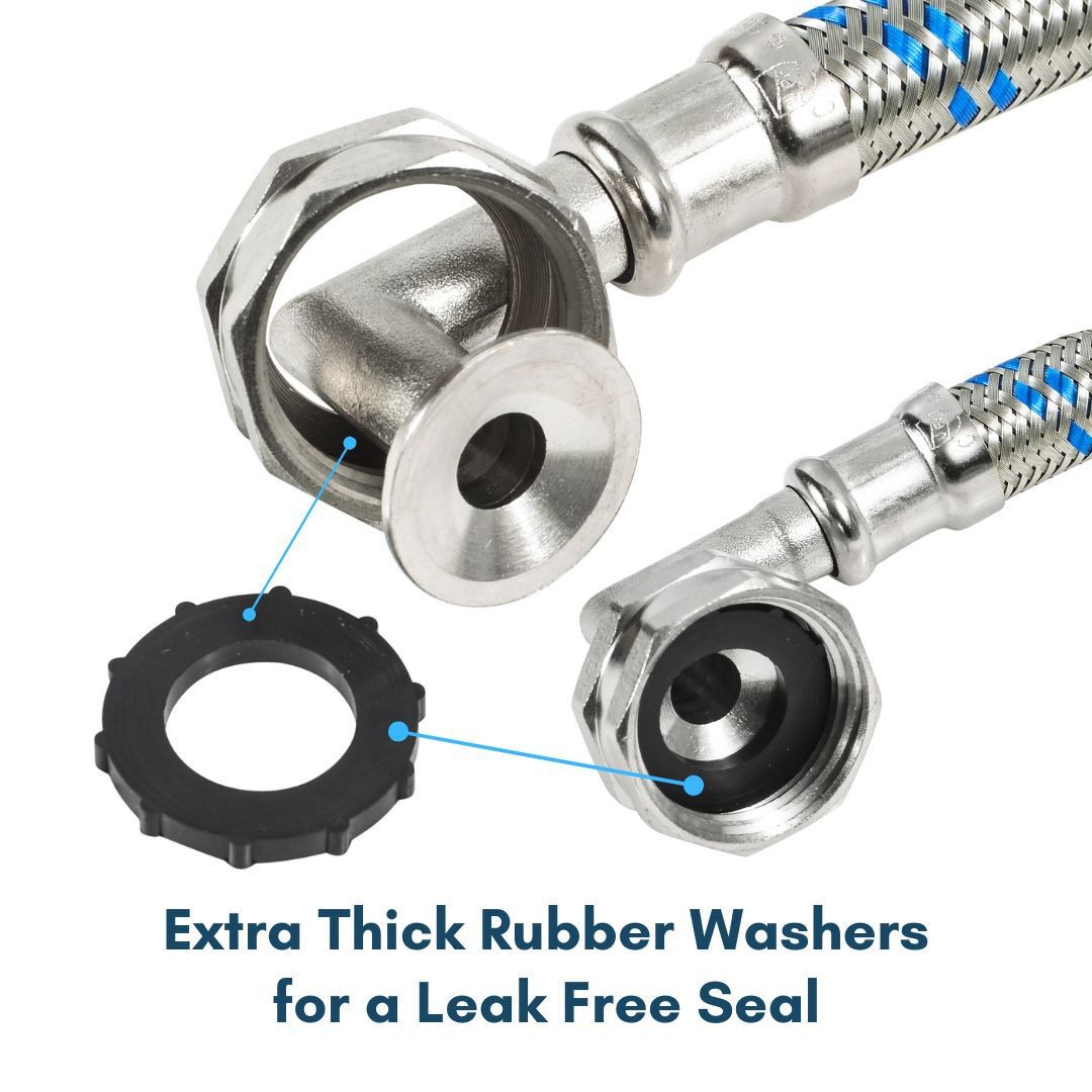LONG Steam Dryer Hose Install Kit – OCTAGON Connections for Easy & Secure Tighte