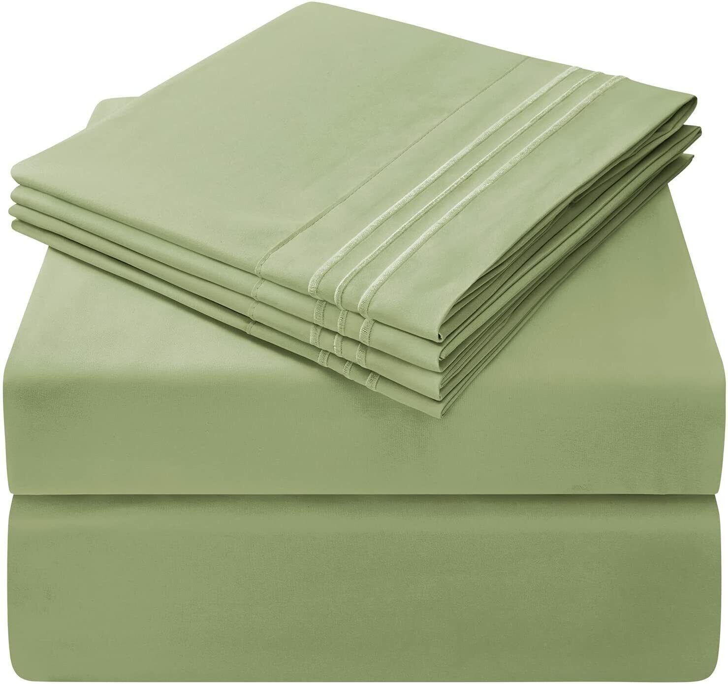 Top Split Flex California King Sheet 4 pc set For Sleep Number 1900 Deep Pockets