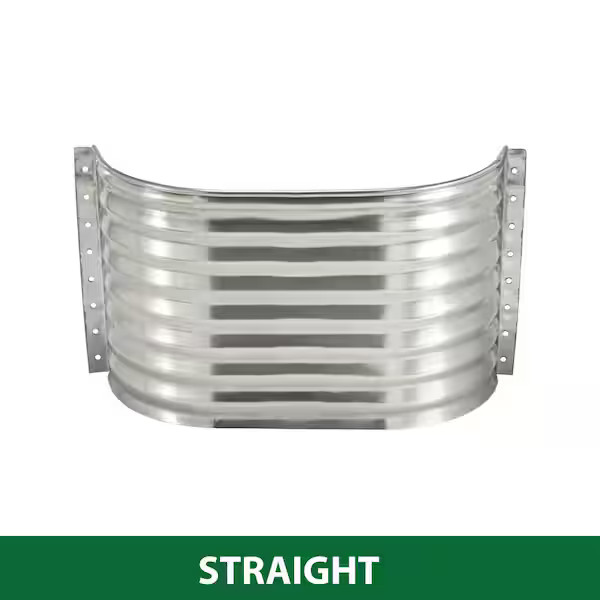 37 in. x 12 in. x 24 in. Steel Straight Area Window Well