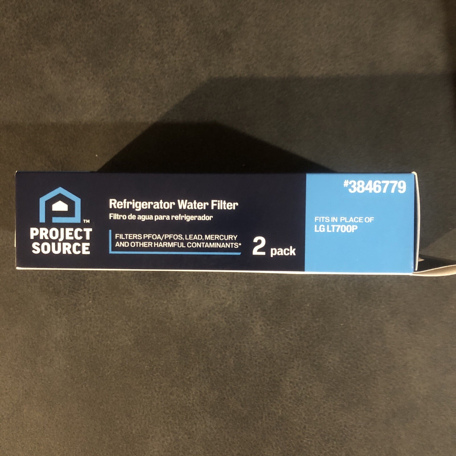 Project Source Refrigerator Water Filter LG LT700P 2 Pack – 6 Months Use QTY