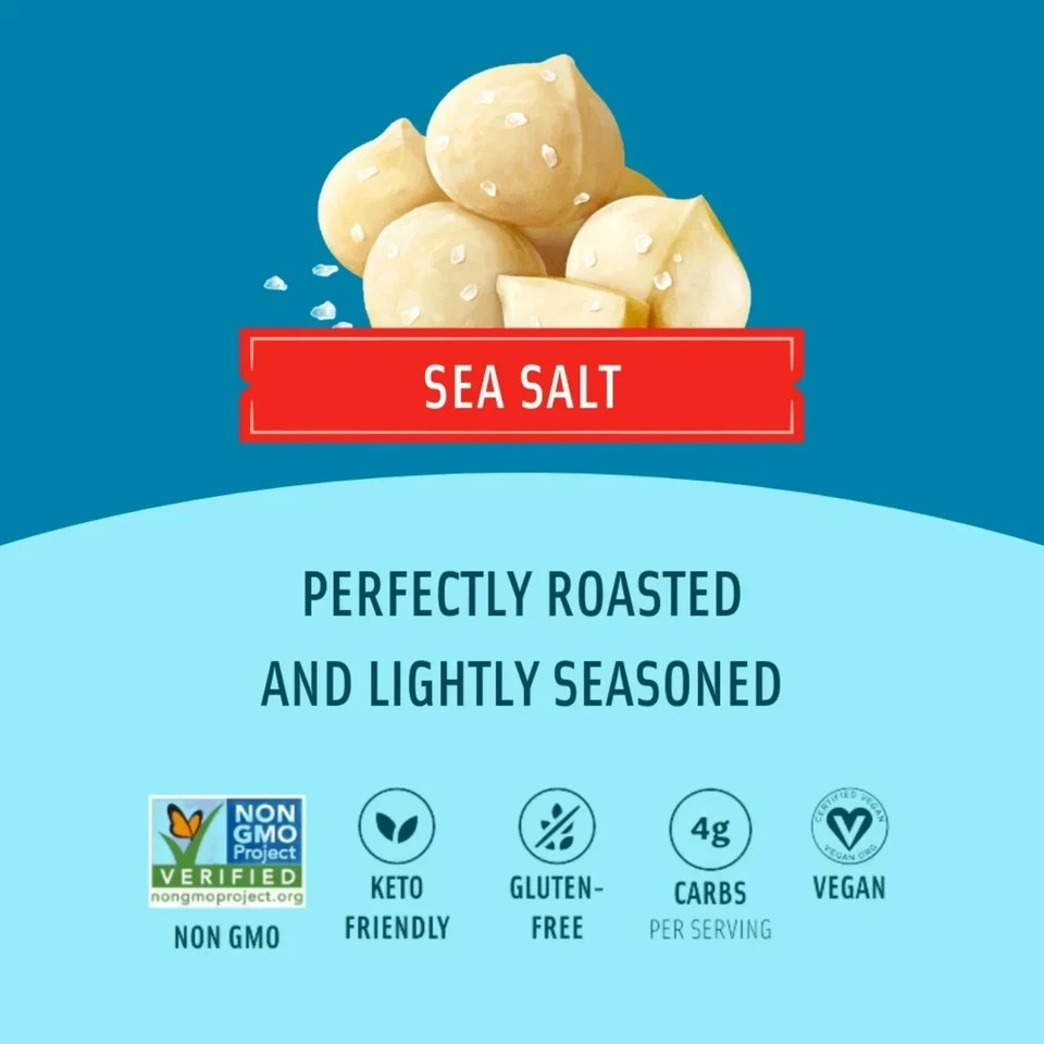 Mauna Loa Sea Salt Macadamia Nuts – 4Oz Bag…