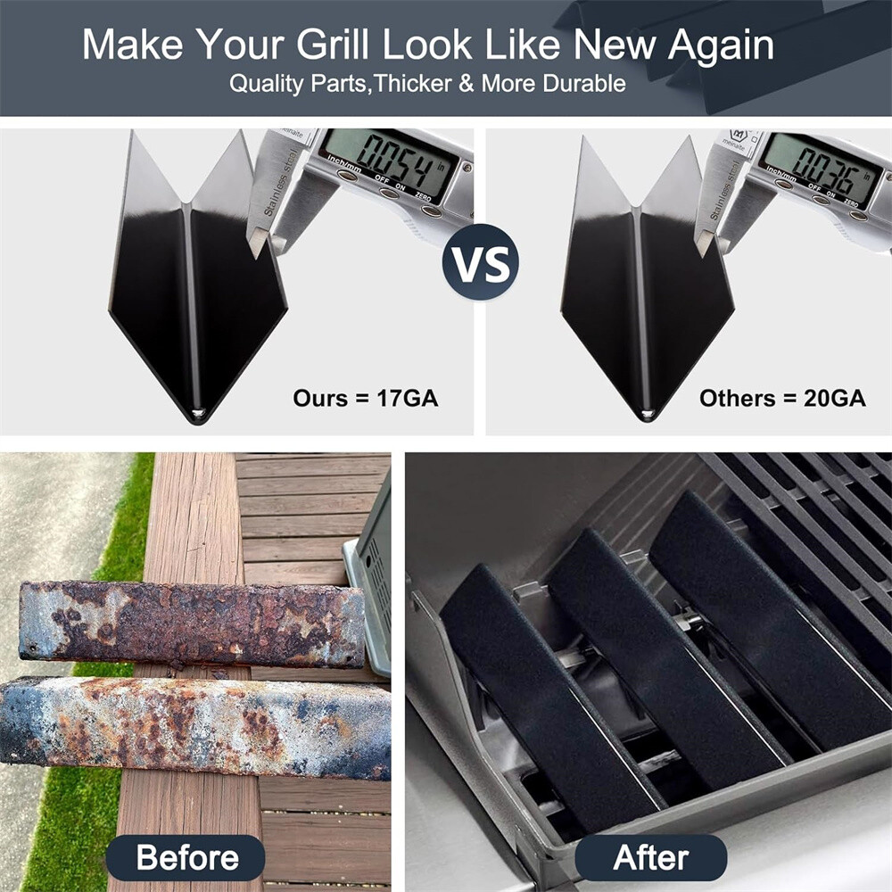 Grill Replacement Parts for Weber Spirit E210 Porcelain-Enameled Flavorizer Bars