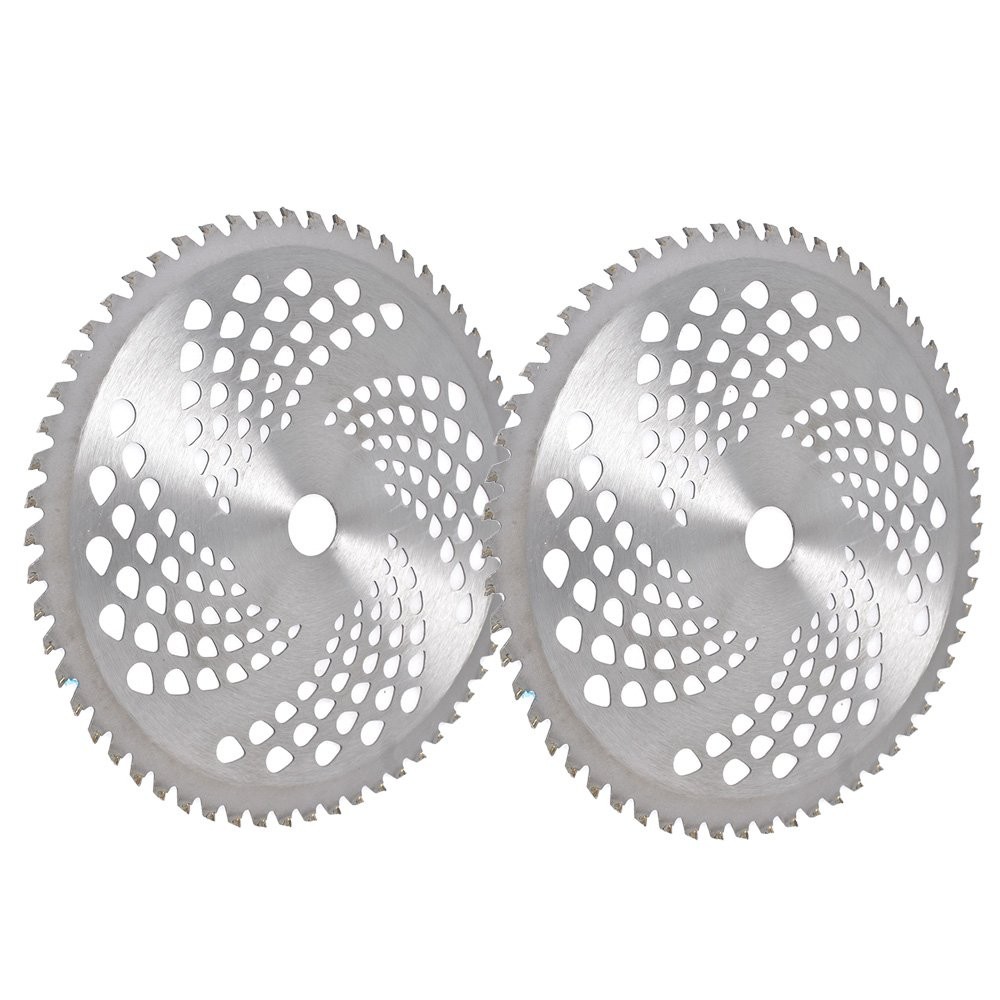 2 Pack 10Inch × 60T Fits For Carbide Tip Brush Blades Cutter Trimmer Weed Eater