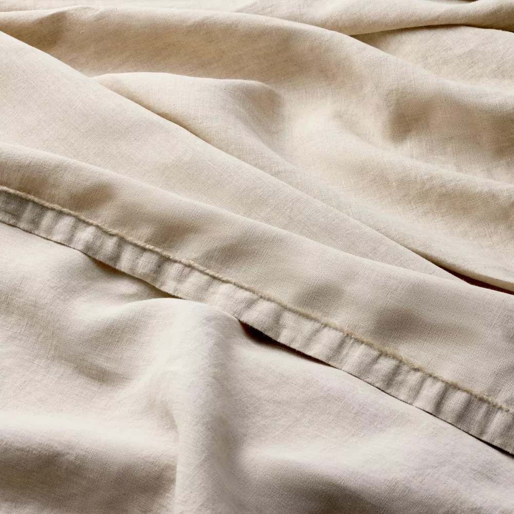 Full 100% Linen Sheet Set Natural – Casaluna