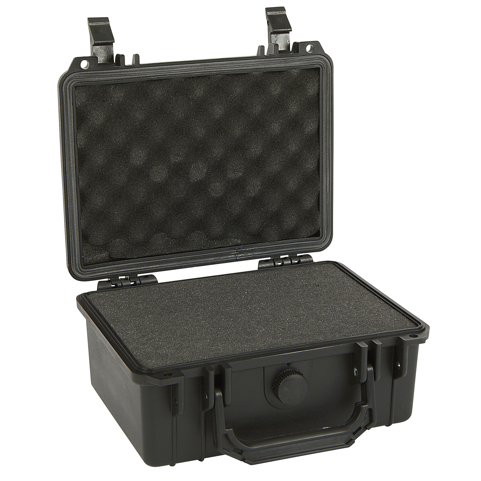Strongway 9in. Plastic Storage Box, Water Resistant, Black