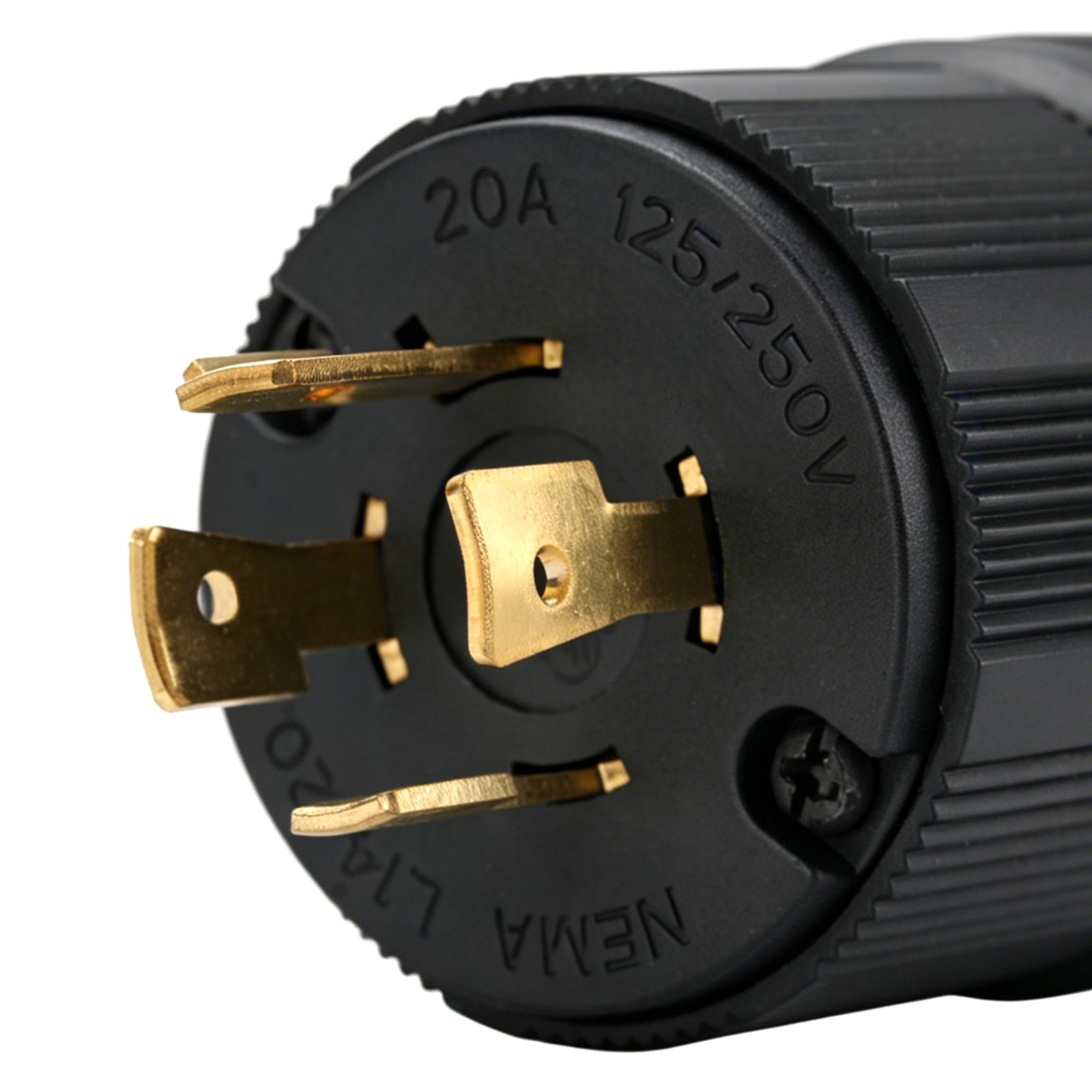 L14-20P Twist Lock Plug for Generator – 20 Amp 125/250V NEMA Connector