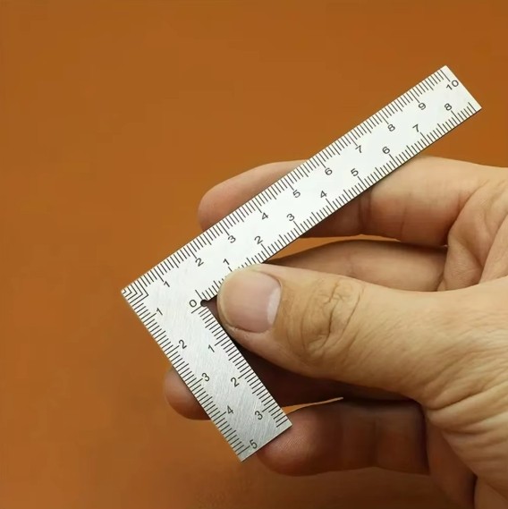 Right Angle Ruler Stainless Steel L Square Ruler Small Measuring Layout Tool