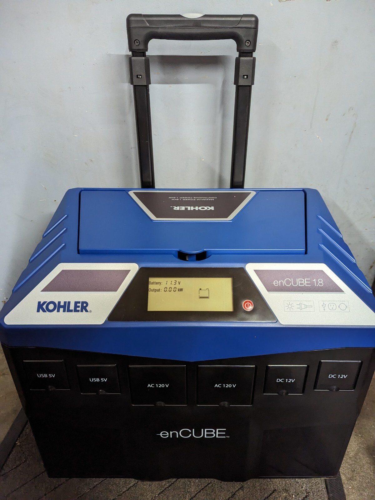 Kohler enCUBE 1.8 1800W Portable Power Station Solar Generator Battery *READ*
