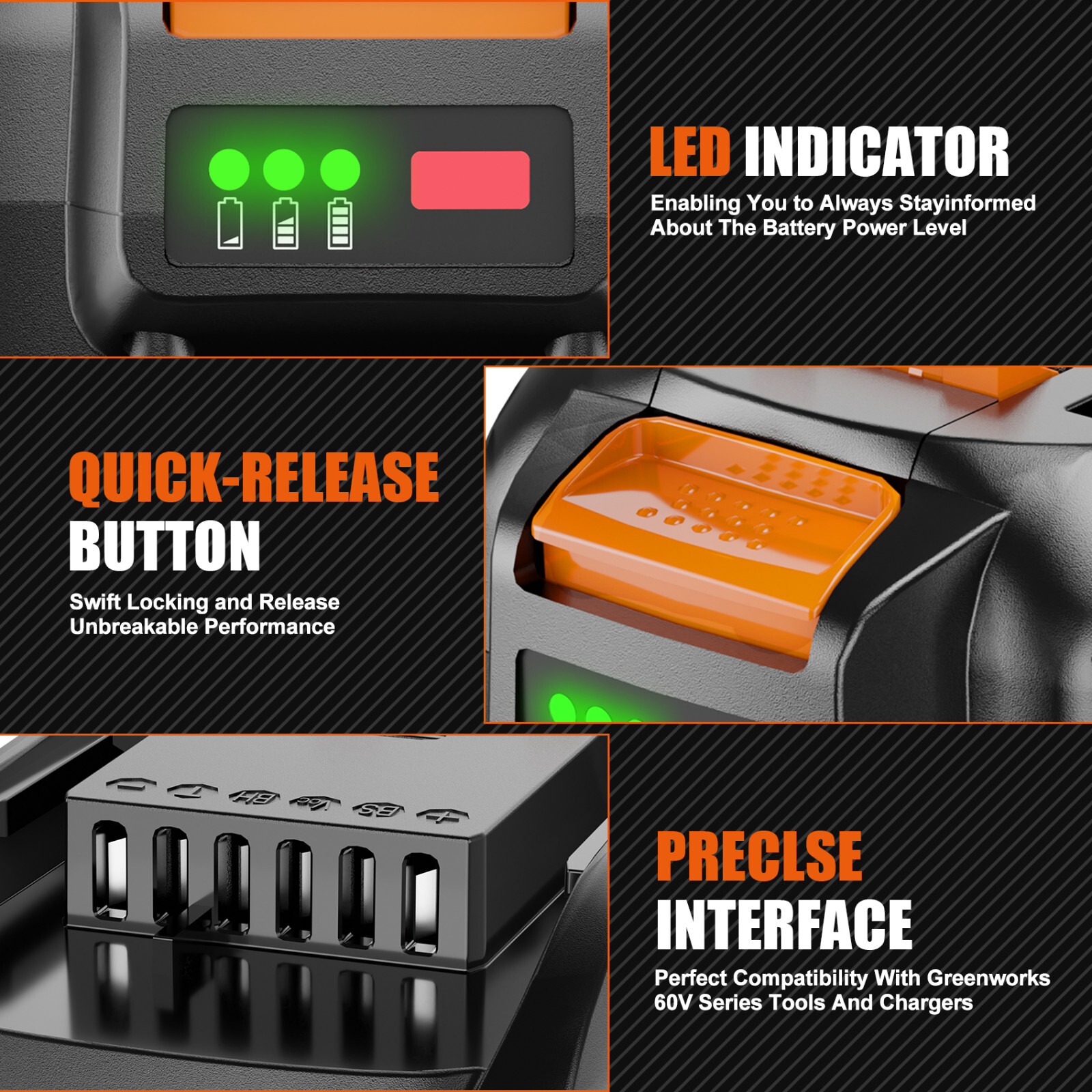 2pack For WORX 20Volt 6.0AH MAX Extend Lithium-Ion Battery WA3525 WA3575 WA3520