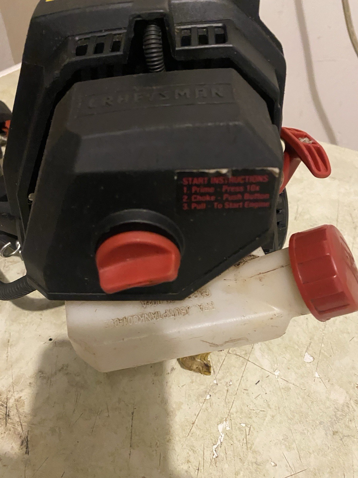Used 31CC Craftsman Weed Eater Engine And Trotter Only