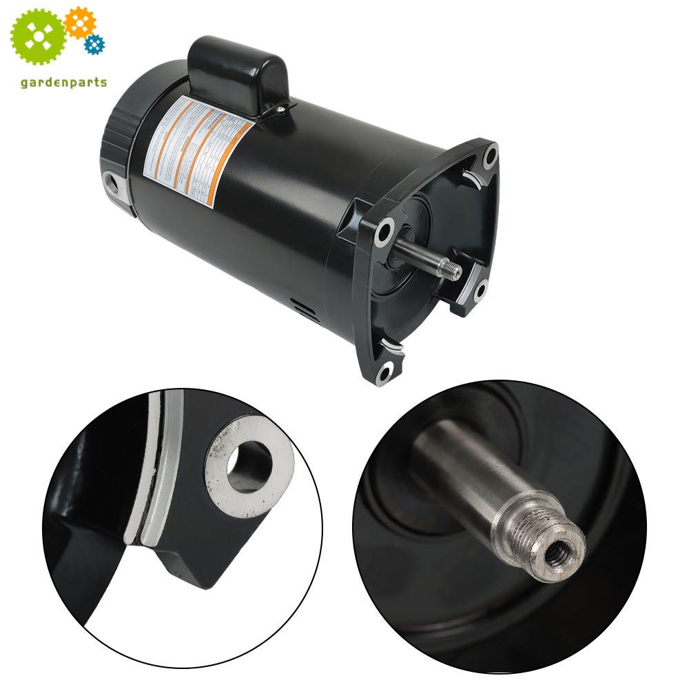 Square Flange 2HP Pool Pump Motor 230V Threaded Shaft Swimming Pool Pump B2855