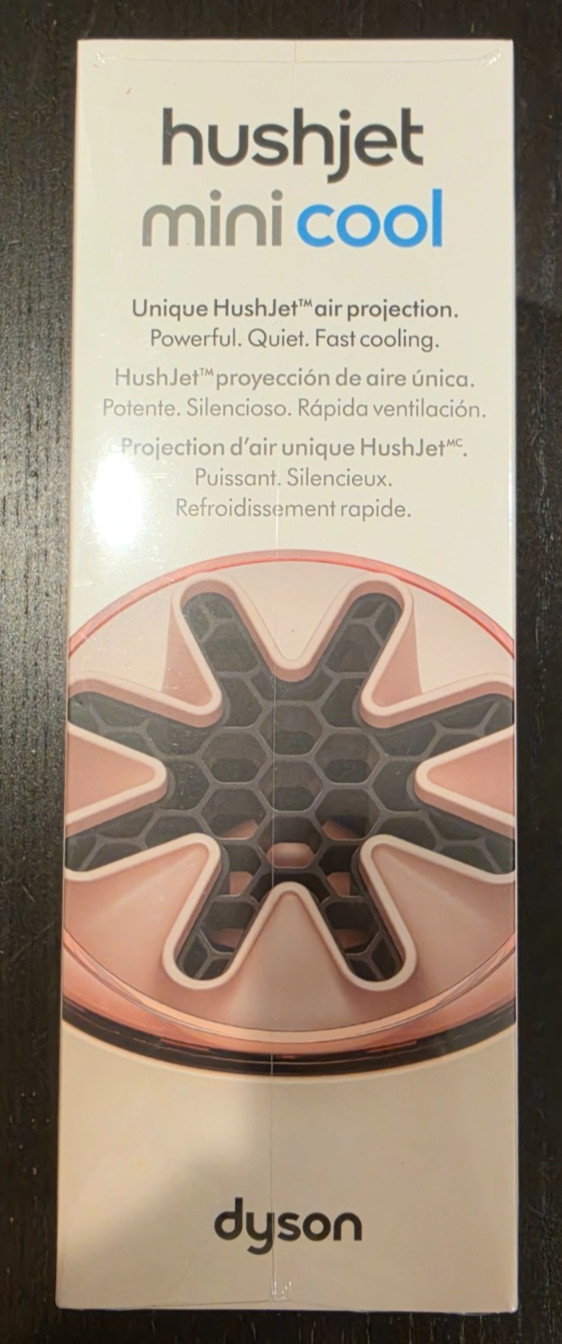 Dyson Hush Jet Mini Cool Fan Stone Blush – Authentic – New / Sealed