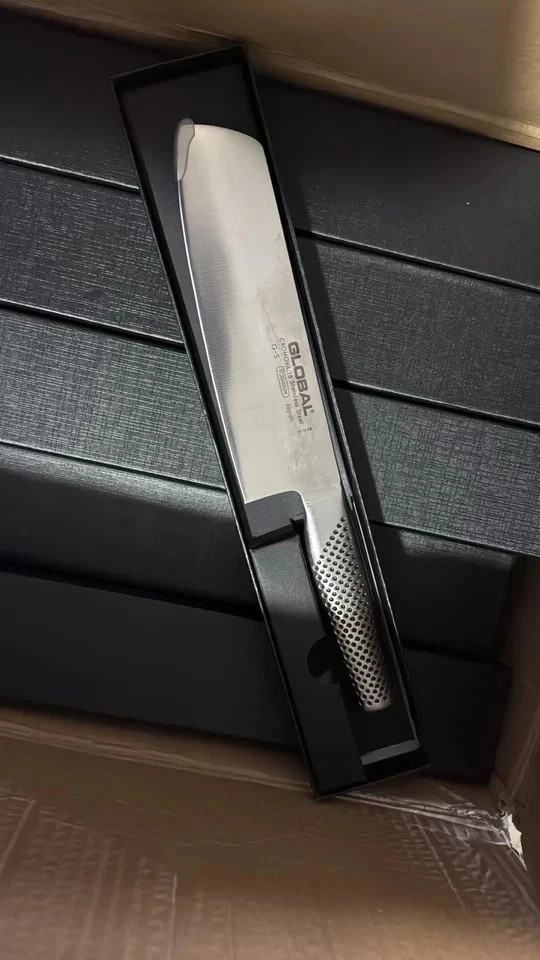Global G-5 7″ Vegetable Knife Cromova 18 Steel Japanese Kitchen Knife
