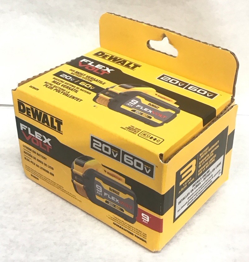 GENUINE DeWALT DCB609 FlexVolt 20V / 60V MAX 9.0Ah 9 AH Lithium-Ion Battery NEW!