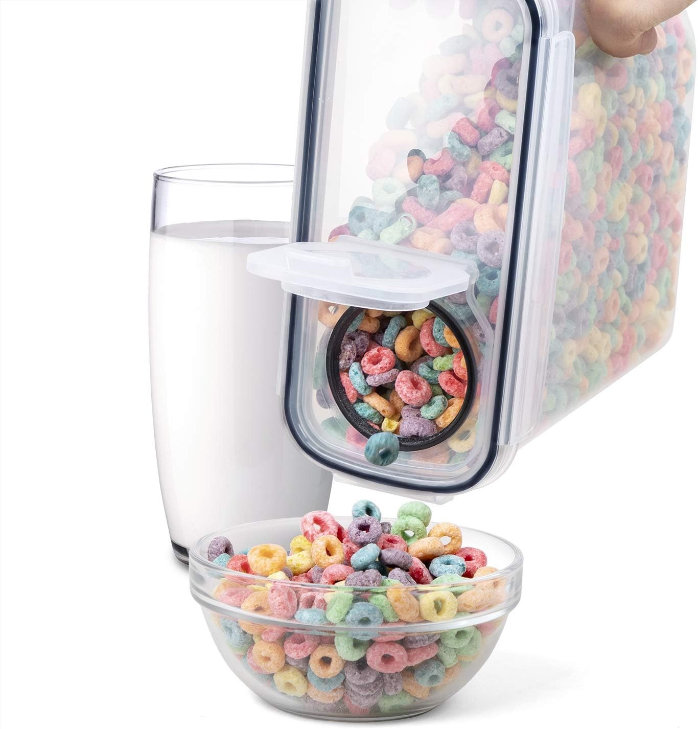 Cereal Containers Storage Set – 3 Piece Airtight Large Dry Cereal Container
