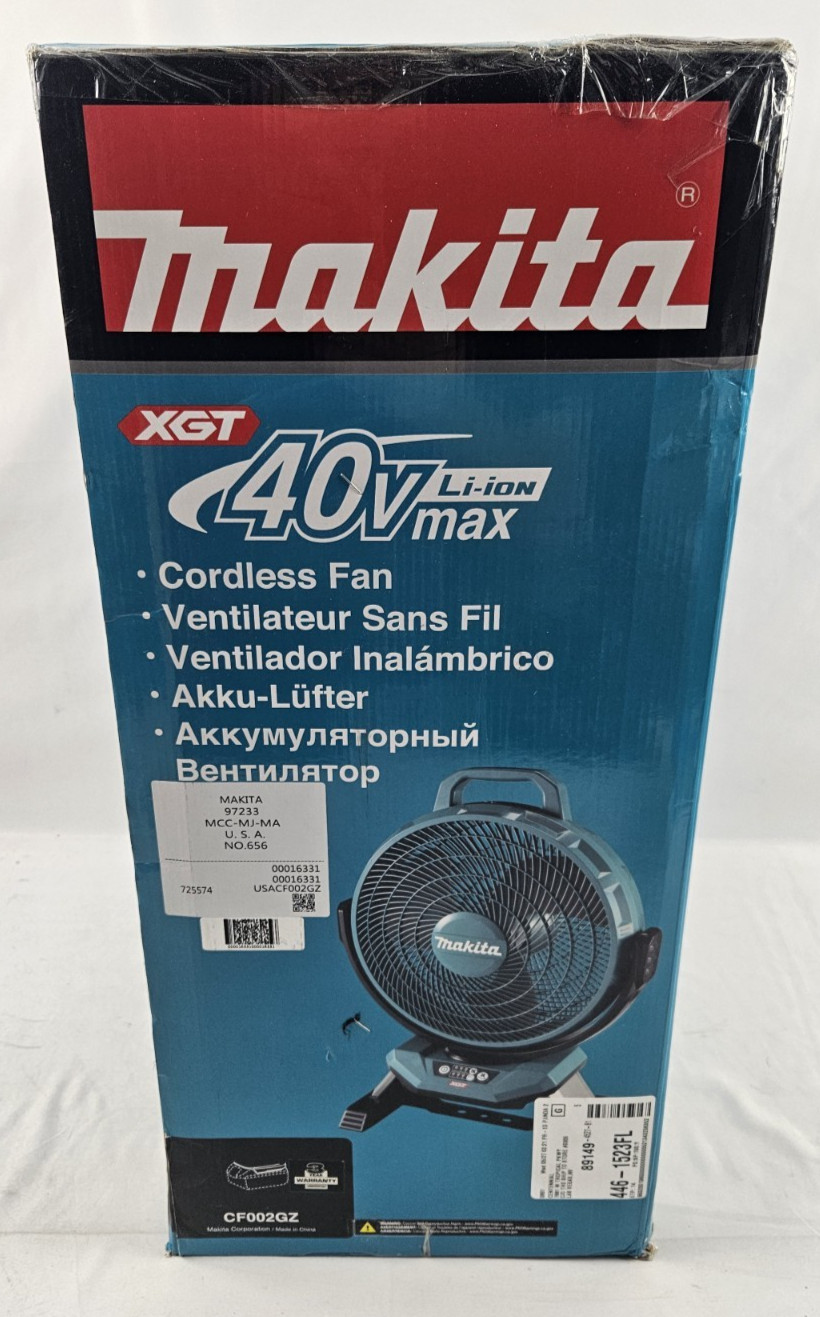 Makita XGT 40V Cordless 13″ Fan Bare Tool CF002GZ