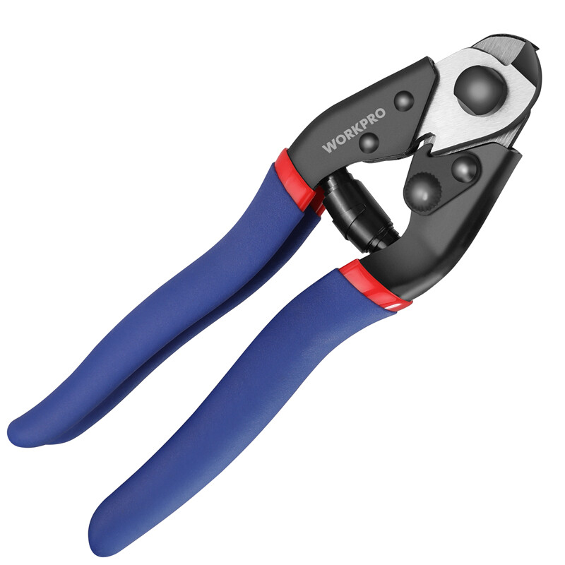 WORKPRO 7.5″ Cable Cutter Heavy Duty Wire Rope Cutter Chrome Vanadium Steel Jaws