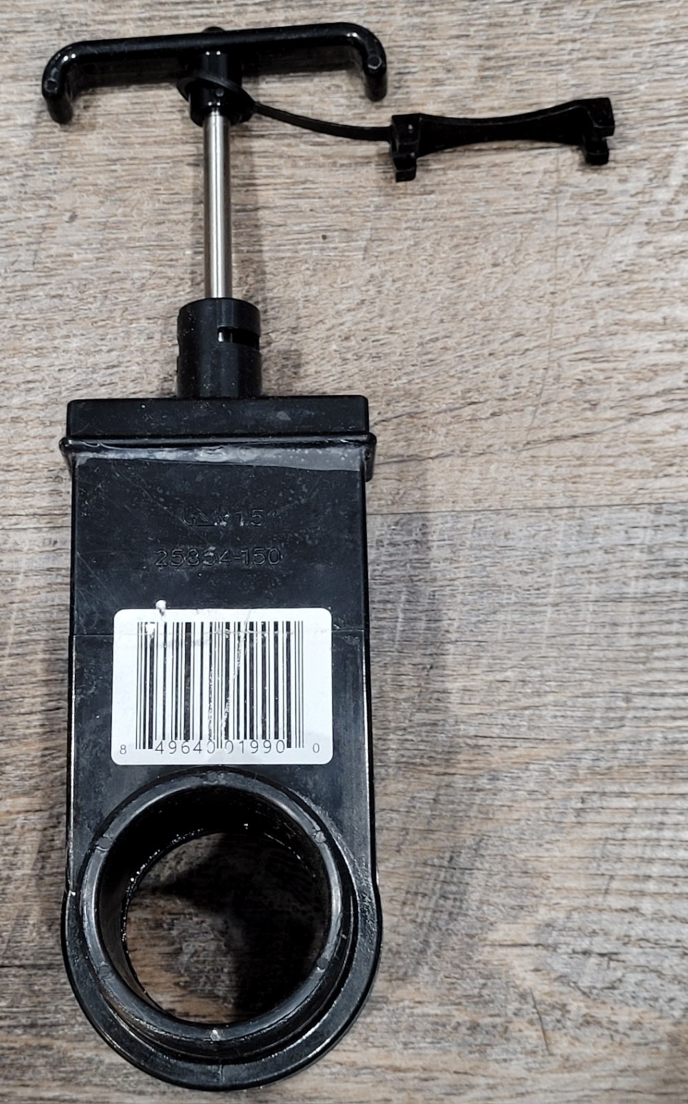 Slice Valve, 1.5In Mip X 1.5In Fip Black Brand New