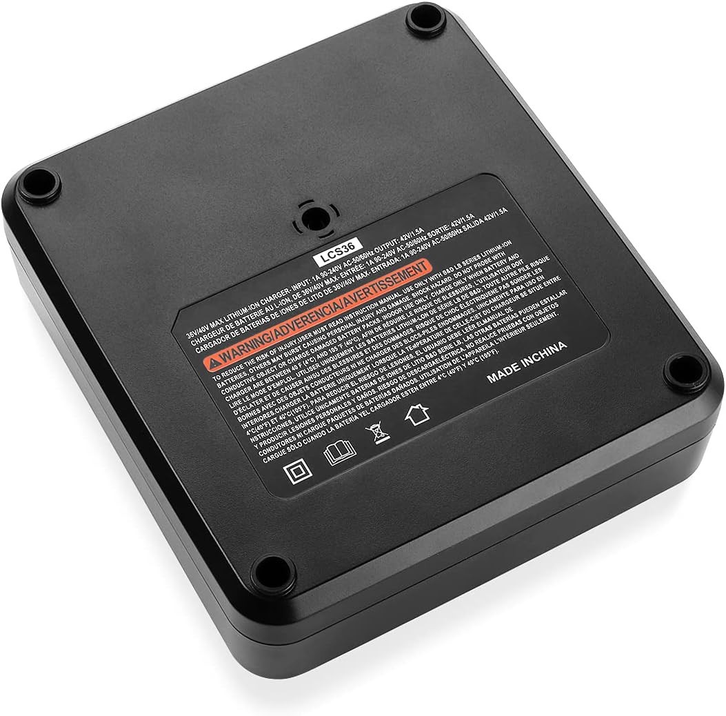 40V Fast Charger for Black and Decker 40 Volt Lithium LBX2040 LBX1540 LBXR36