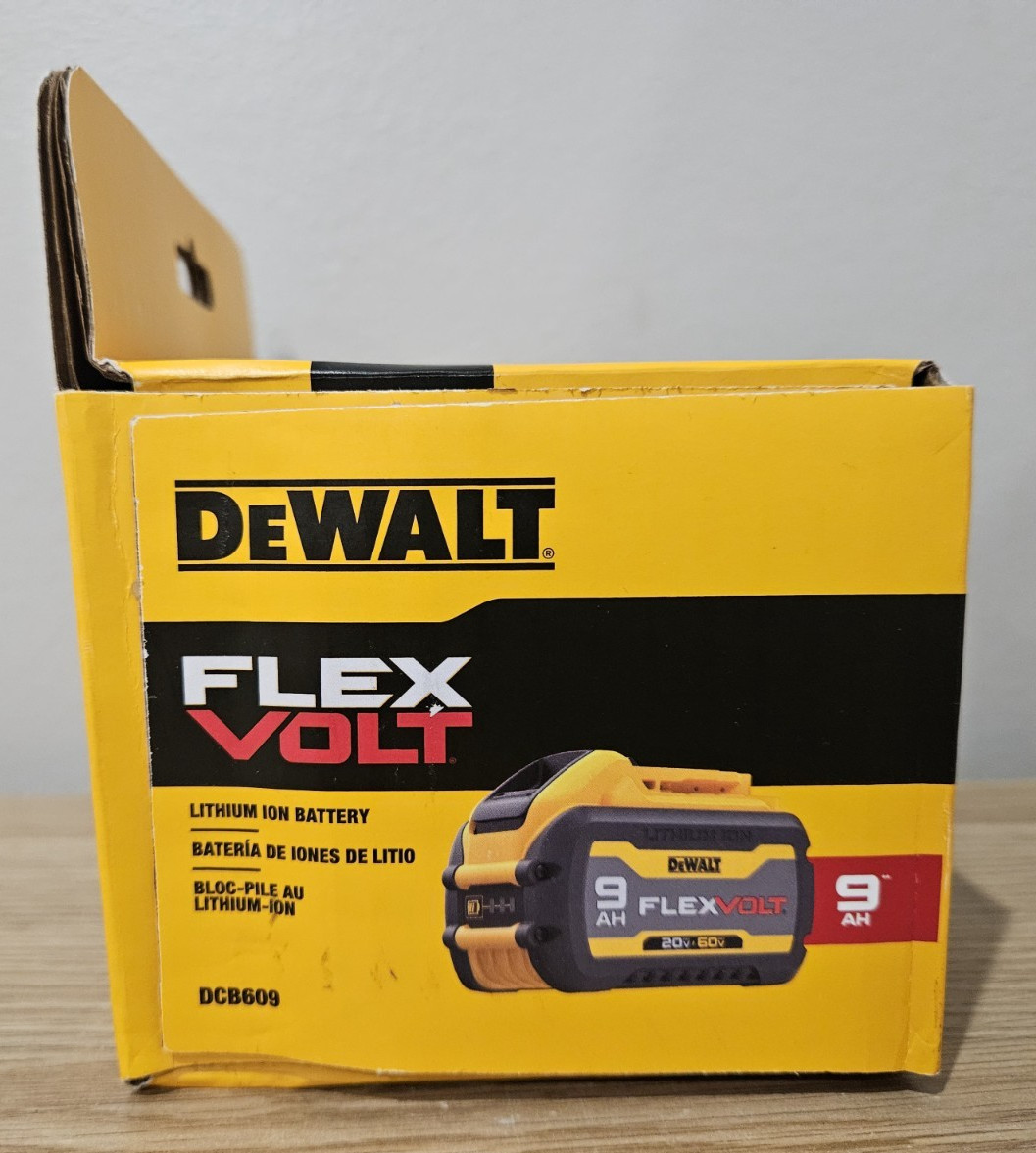 DeWALT DCB609 FlexVolt 20V / 60V MAX 9.0Ah 9 AH Lithium-Ion Battery 2024