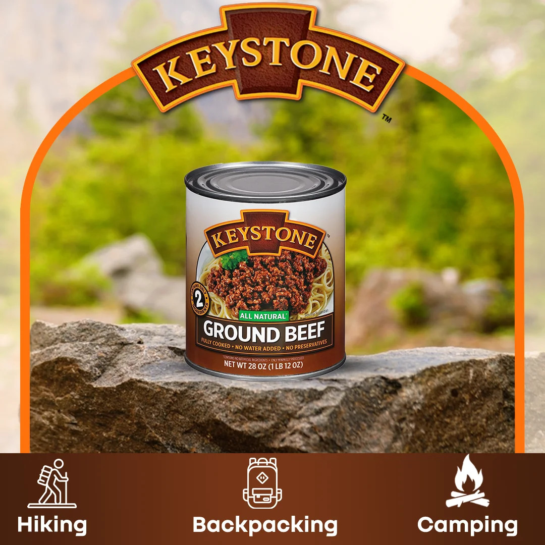 Keystone All natural Ground Beef 28 oz Can, Free Shipping