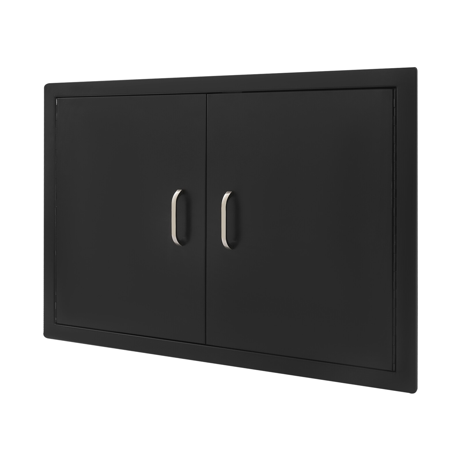 BBQ Access Door for Outdoor Kitchen Black Double Outdoor Kitchen Door