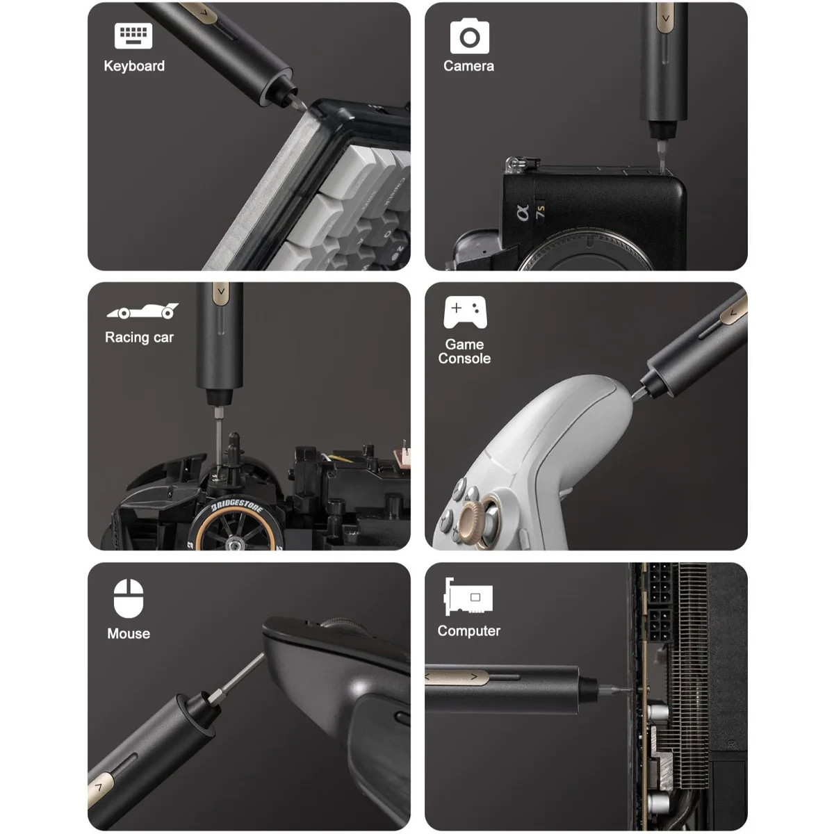 !!!New!!! Fanttik E2 Ultra Mini Electric Screwdriver, Cordless Screwdriver