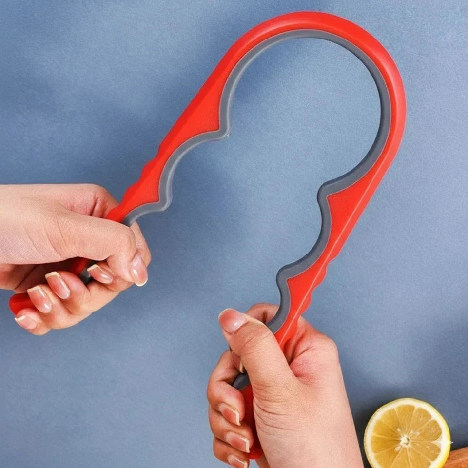 4 in 1 Quick Jar Rubber Opener Lid Bottle Cap Grip Twister Remover Kitchen Tool