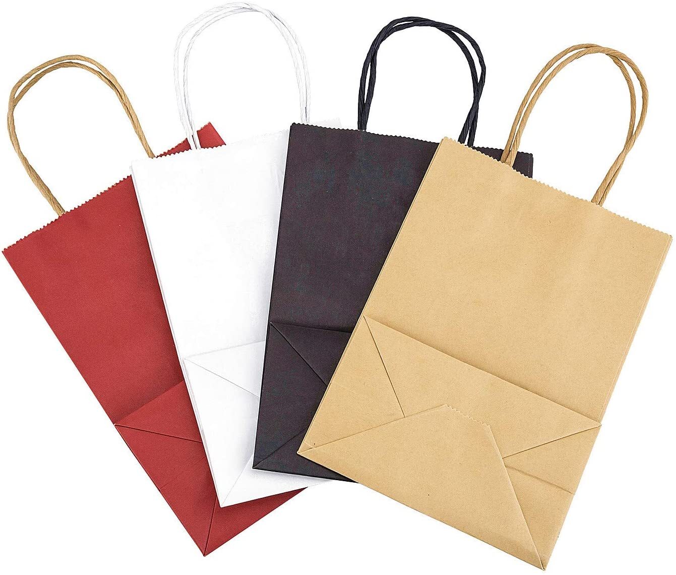 Any Size Kraft Paper Bags Party Shopping Gift Bags with Handles